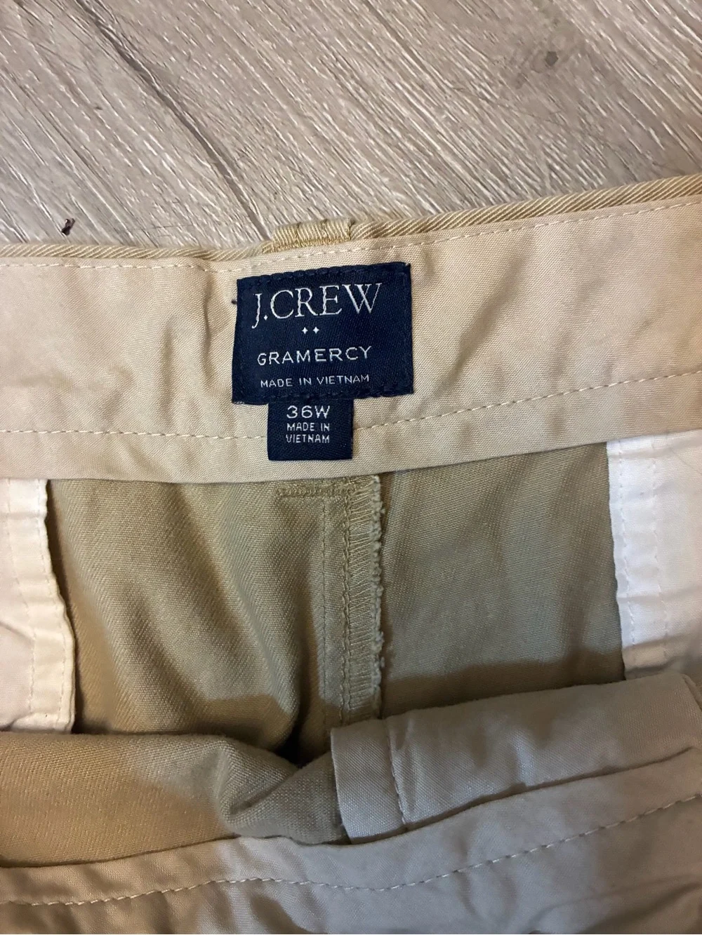 J. Crew Men's Flat Front Chino Shorts in Mustard Yellow and Slate Blue